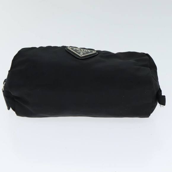 PRADA Pouch Nylon Black Auth yk13517 - Picture 6 of 16